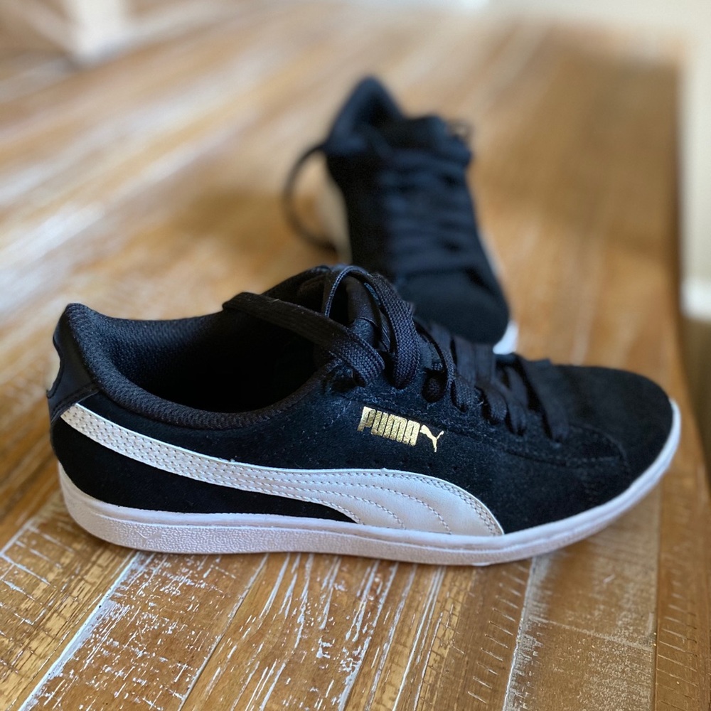 Puma black shoes-6